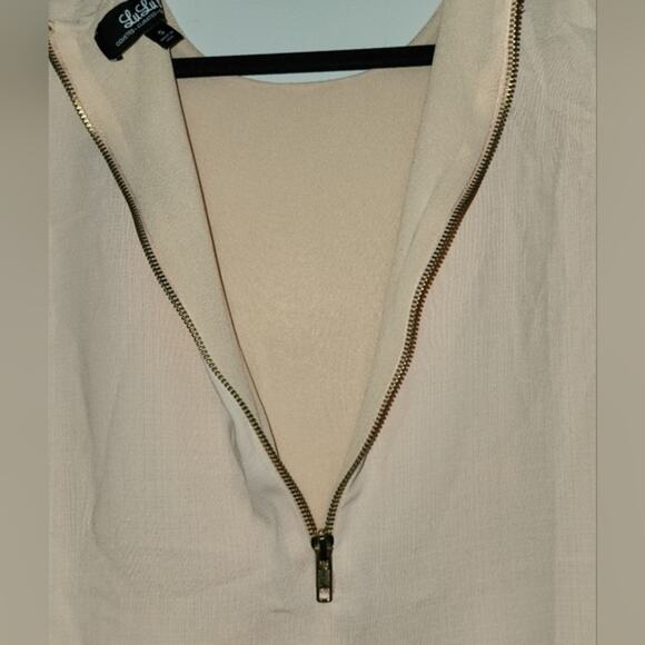 Lulus Blush Pink Shift T-Shirt‎ Lined Dress Size Small - Picture 6 of 11